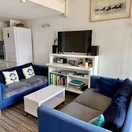 Apartmán 2 Pieces Mezzanine Climatise Avec Vue Sur Le Port 6 Couchages -ar660-044